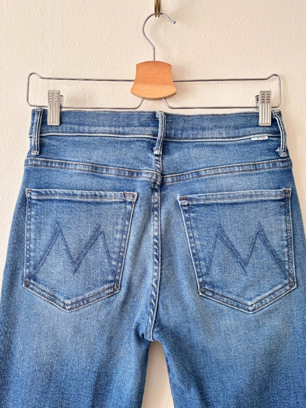 MOTHER The Desperado Heel Jeans in Work Hard Play Hard - Picture 9 of 13